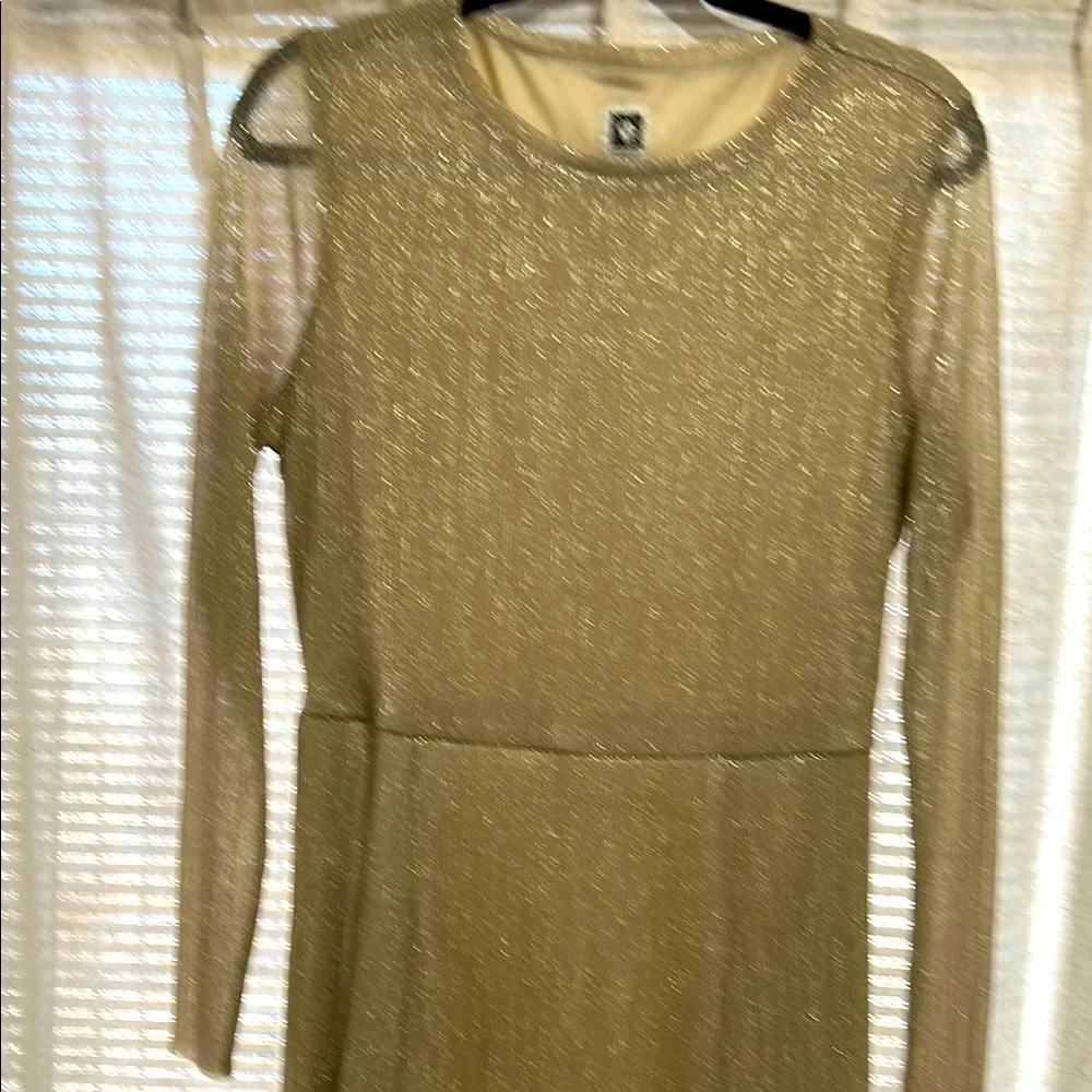 Anne Klein Shimmering gold dress 👗 - Picture 7 of 8